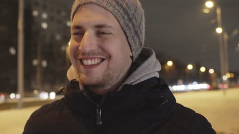 young happy and joyful man with a bright future, ready for life challenges