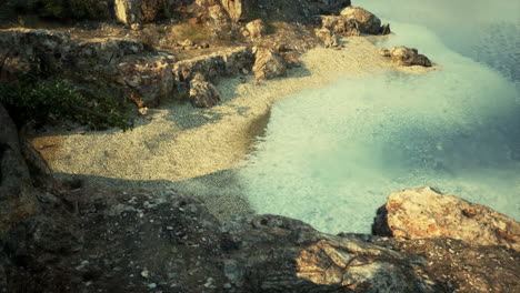 rocky beach scene
