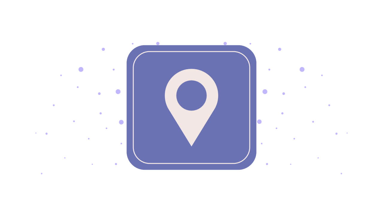 El icono del pin del mapa