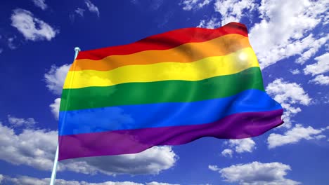 lgbt pride flag (looping)