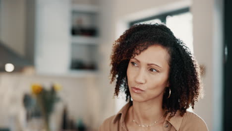woman thinking pensively
