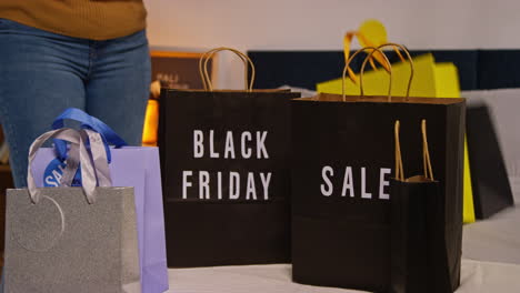 black friday shopping at home