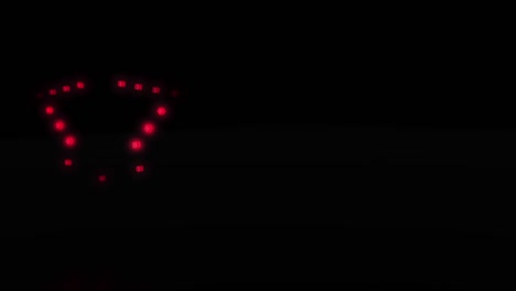 espectáculo de luces de estrellas en bucle