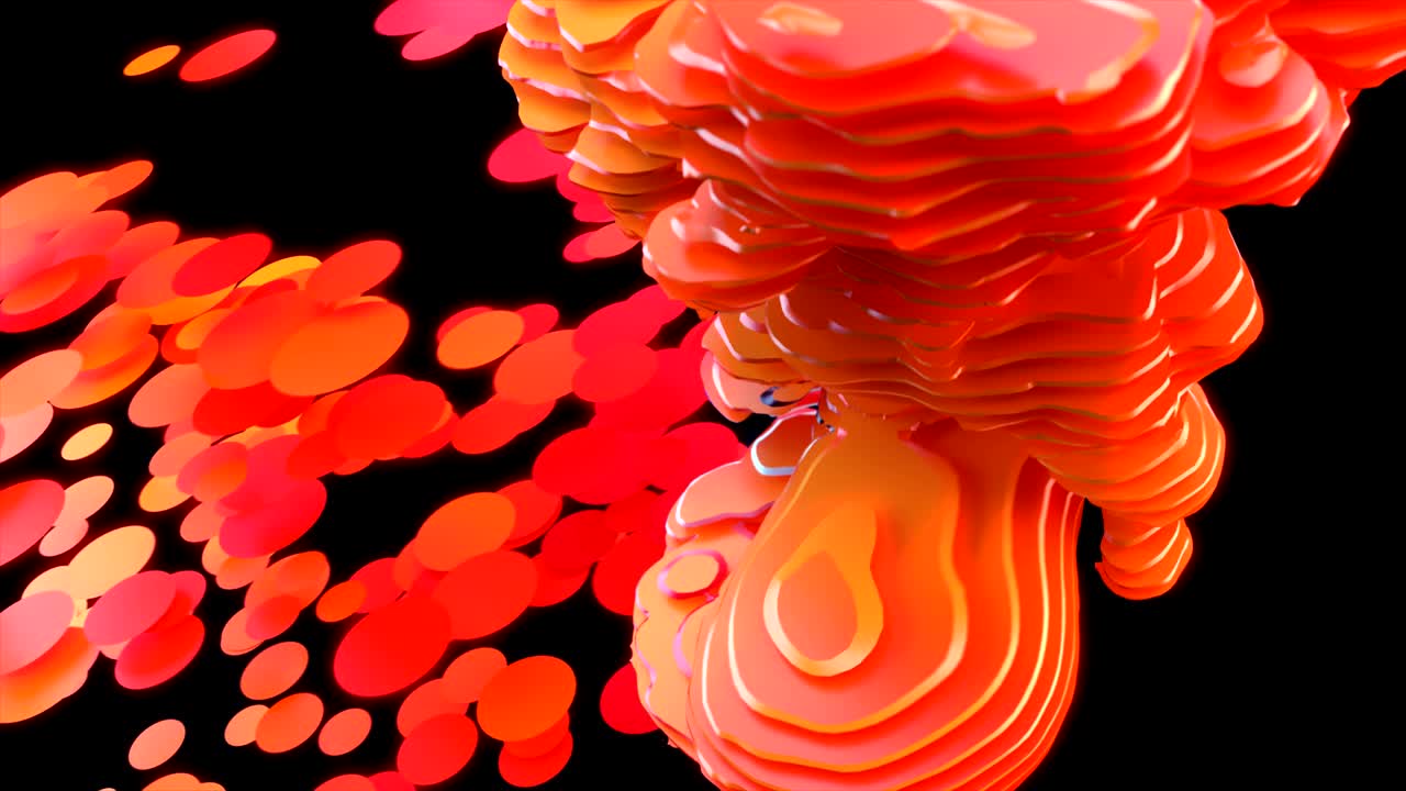 추상적인 모션 디자인 3d 배경