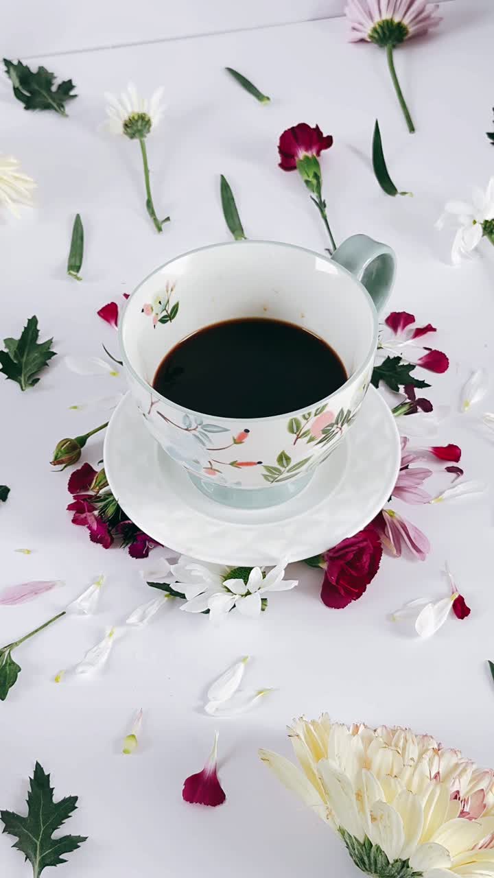 Caffe' e fiori