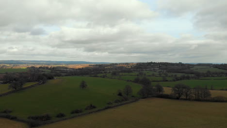 4K-Aerial-footage-from-the-beautiful-British-countryside-in-Kent-also-called-to-"The-Garden-of-England