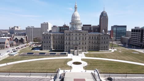 la capital del estado de michigan, en lansing, michigan, ee.uu.