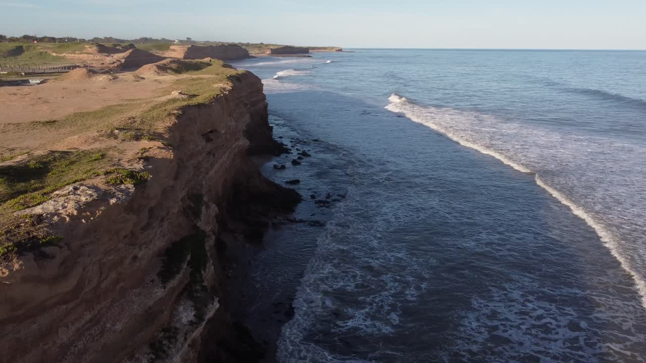 Acantilados or cliffs of Mar del Plata in Argentina