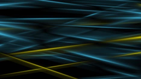 dark blue and yellow smooth glowing stripes motion background