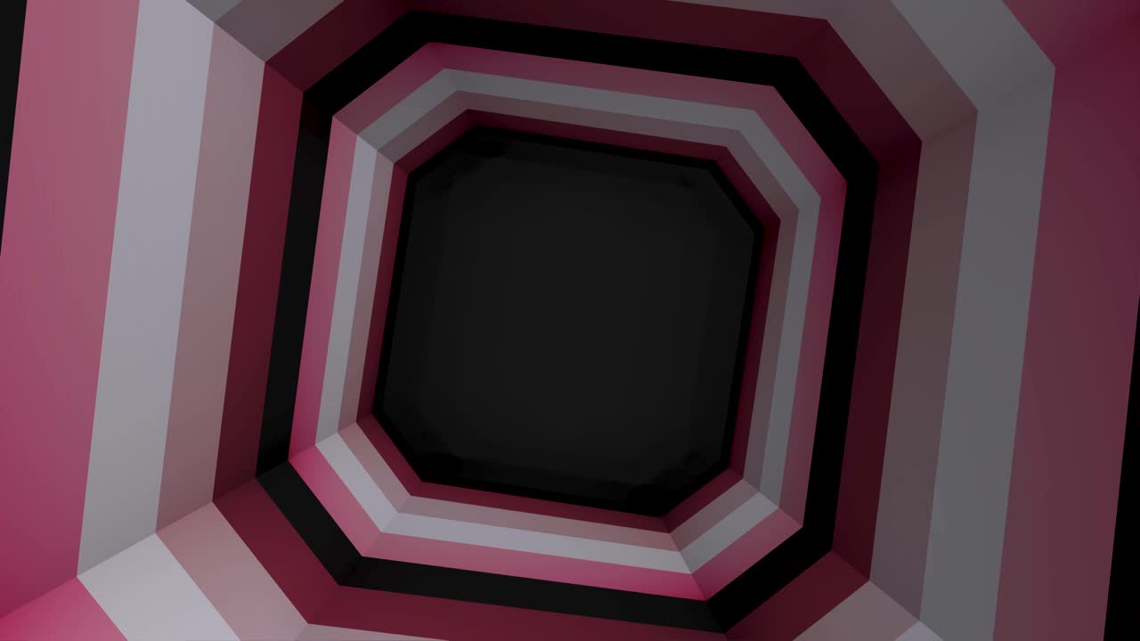 túnel geométrico abstracto