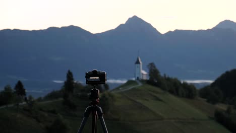 fujifilm camera taking photos of breathtaking views in the mountains