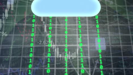 animación de conexiones y procesamiento de datos sobre la ciudad
