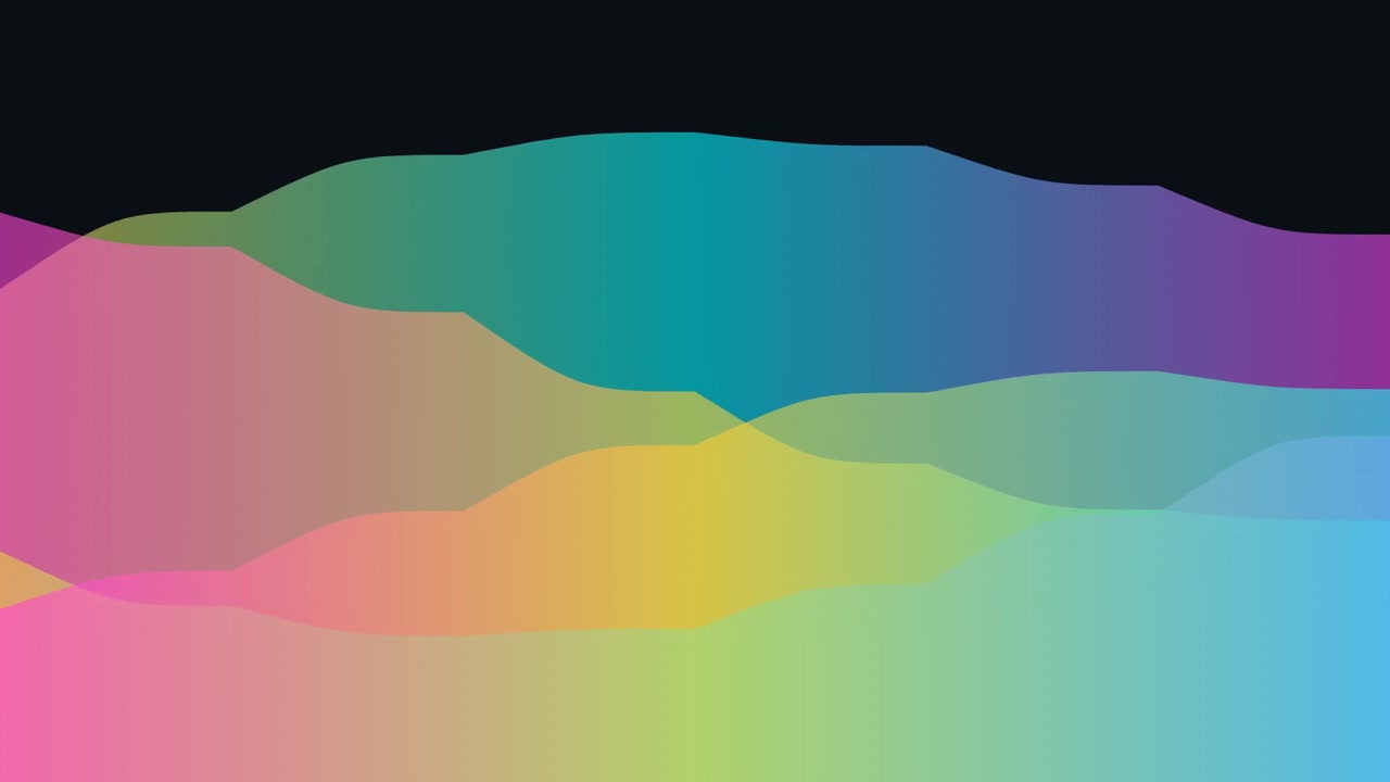 Abstract Motion Background with Colorful Fluid Waves