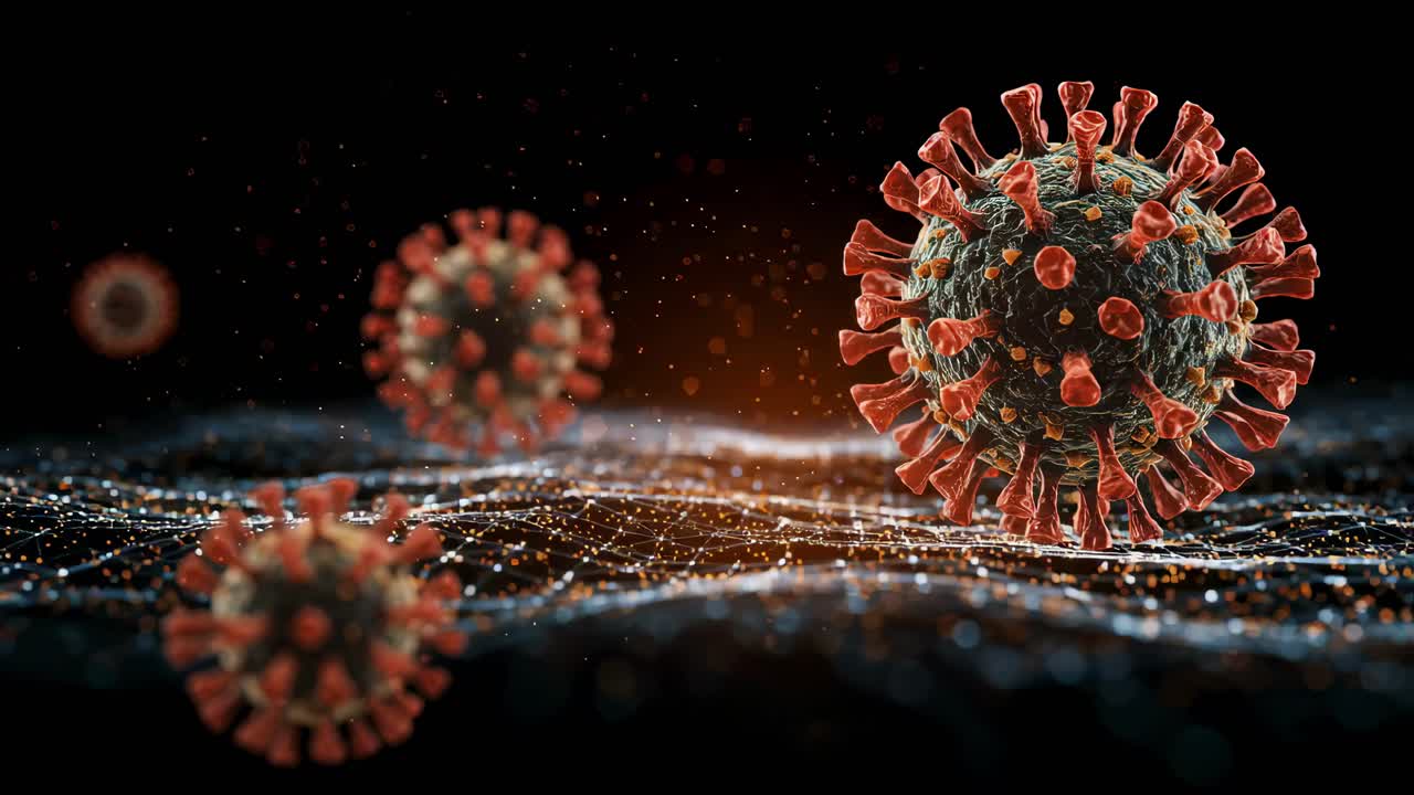 Exploring the structure and replication process of the coronavirus through advanced visual techniques in a scientific setting