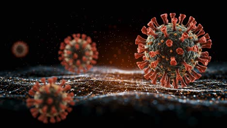 exploring the structure and replication process of the coronavirus through advanced visual techniques in a scientific setting