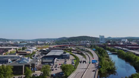 panorama of urban district of gamelstaden in the city of gotheburg in sweden