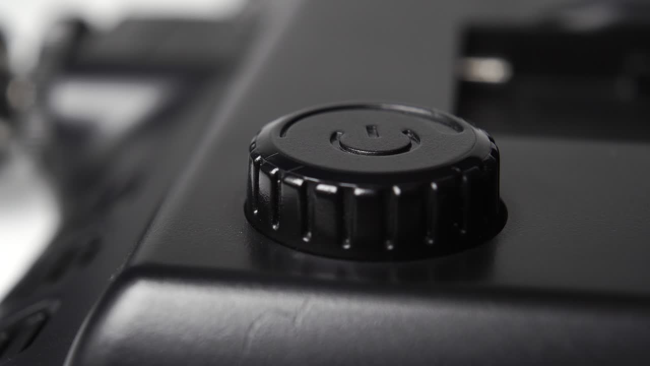 botón de inicio y configuraciones