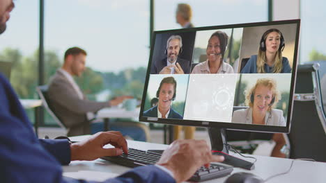 business meeting in a modern office