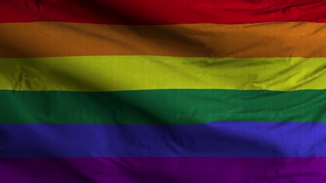 la bandera lgbt con textura y fondo ondulante 4k