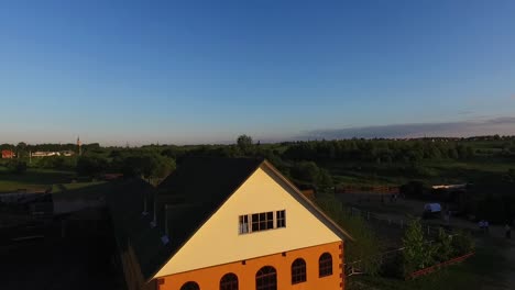 rural landscape aerial view