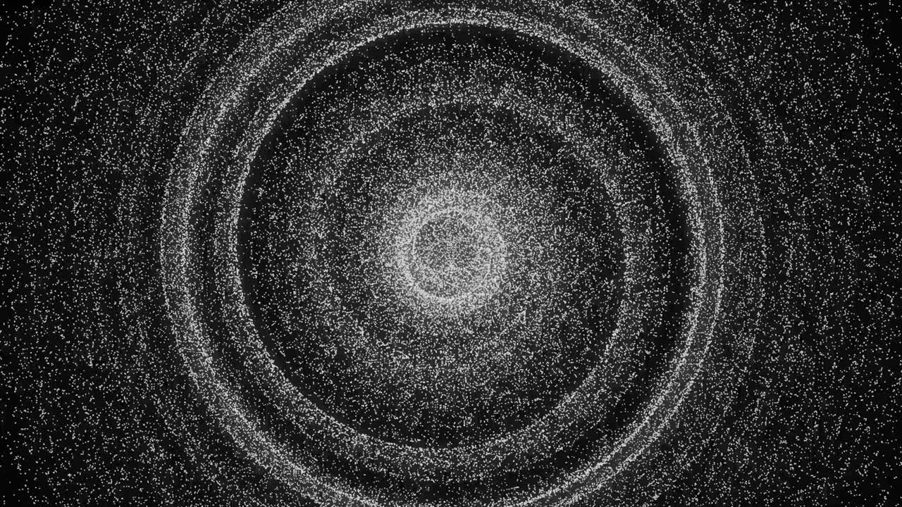 patrón de forma de punto de color blanco animación gráficos de movimiento