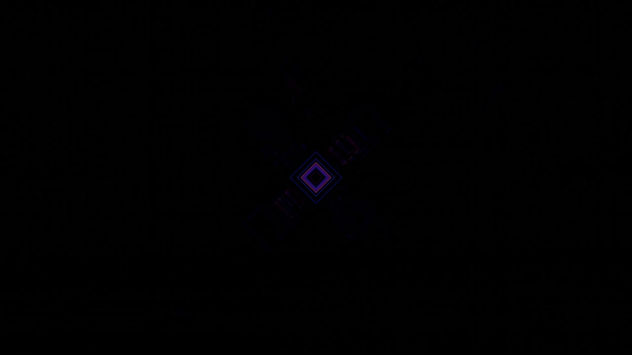 neon flash light structures. Hi-tech neon sci-fi tunel. Trendy neon glow lines form pattern and construction in mirror tunnel. Fly through technology cyberspace. 3d looped seamless 4k bright youth bg