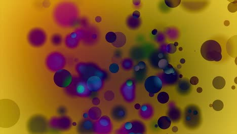 4k abstract background particles for yellow loop