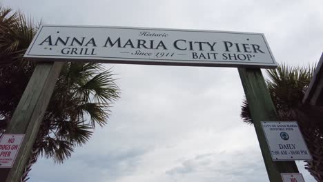 walking down anna maria island city pier in anna maria island, florida