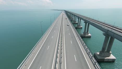 long bridge spanning a body of water