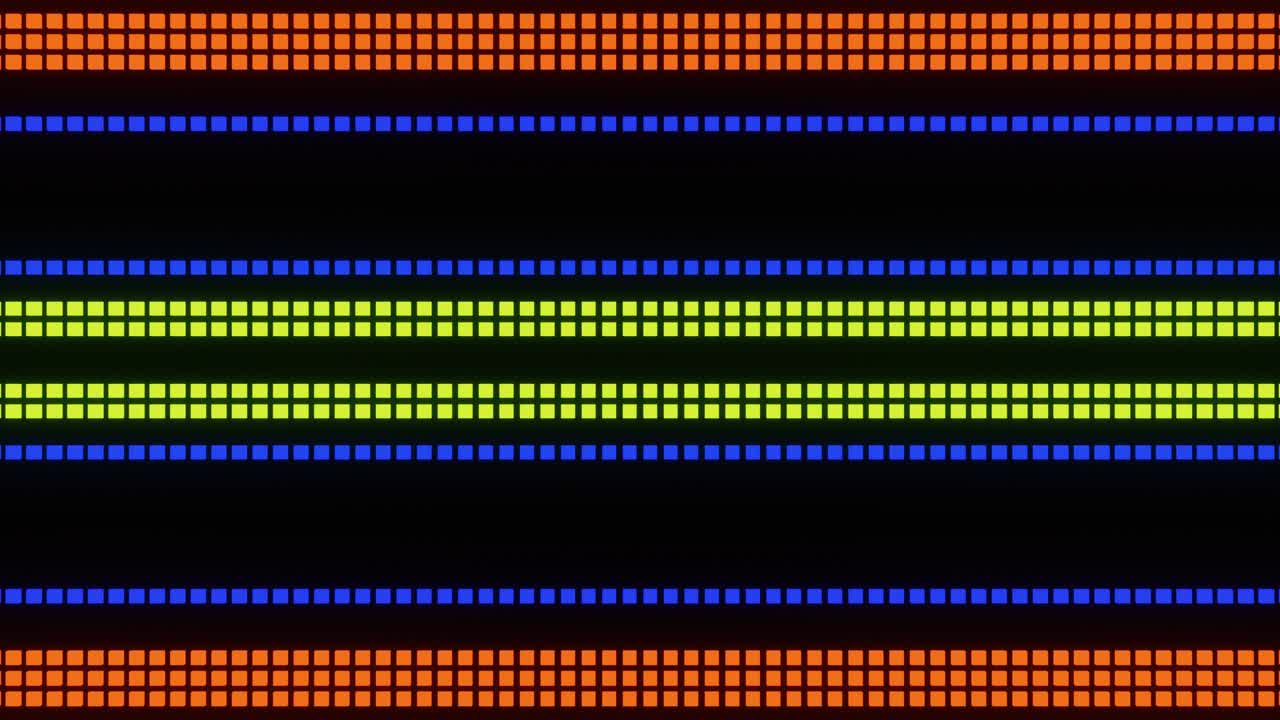 la animación de bucle de vj del mosaico de píxeles ver05