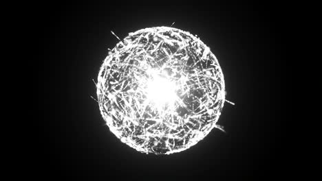 plasma energy ball are in dark space, 3d render, computer generating backdrop for modern design