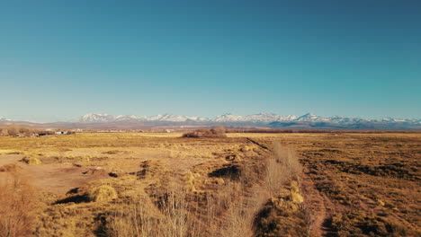 cinematic view of the andes mountain range