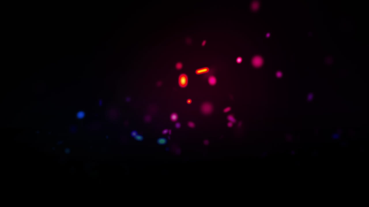 macchie luminose e particelle galleggianti