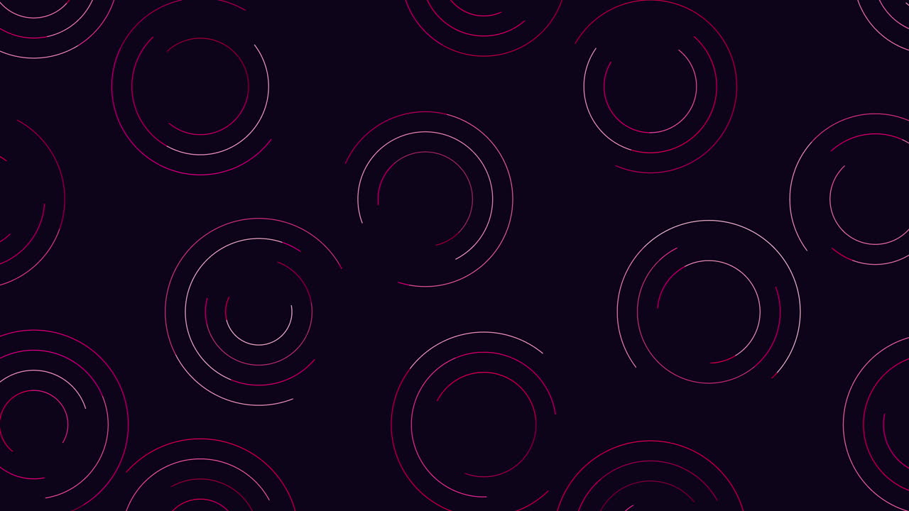 patrón de círculo monocromático dinámico en fondo oscuro