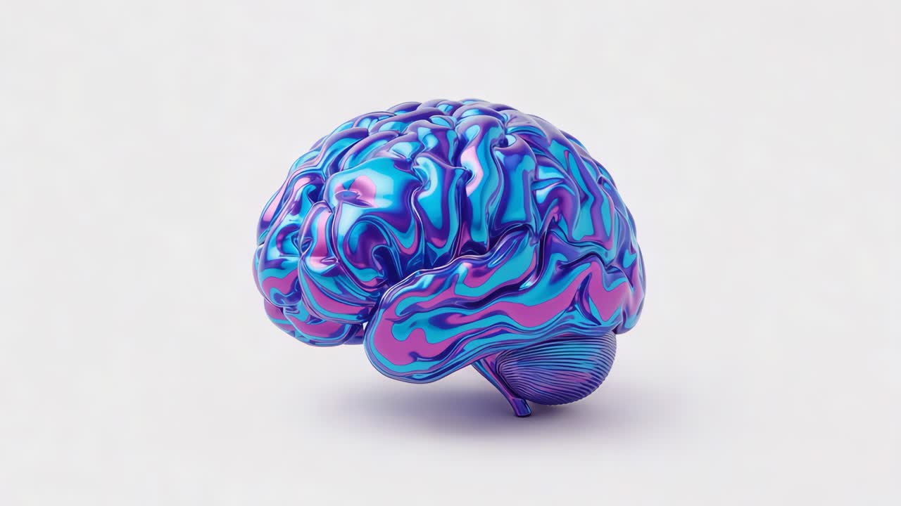 Brain Anatomy Medical Illustration