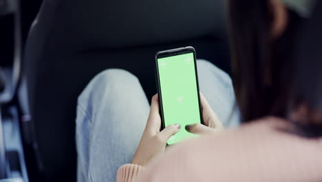 Hands,-typing-and-woman-with-phone