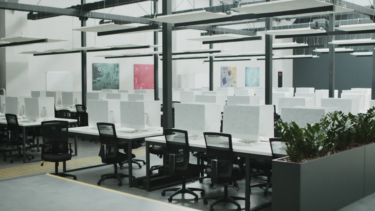 빈 현대 사무실 작업 공간