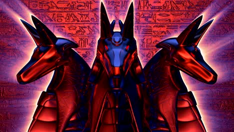 el bucle de la cabeza de anubis vj