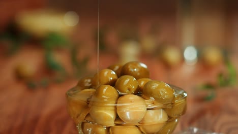 olives with olive oil