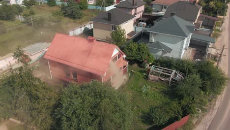 proyecto de renovación de la casa con pintura exterior