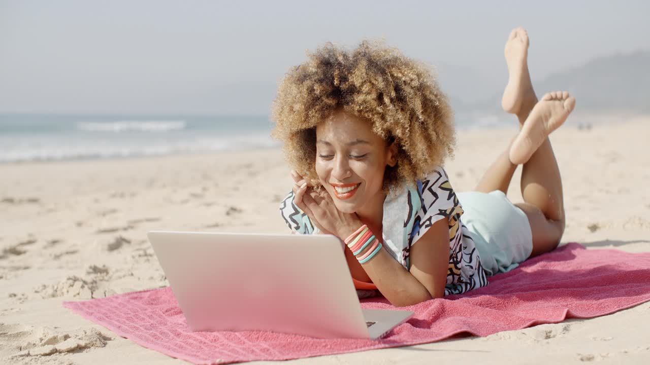 Girl Chatting Outdoor