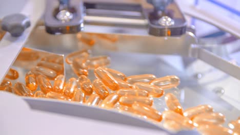 close up shot of pharmaceutical medicine tablet pill at pharmacy industry manufacture