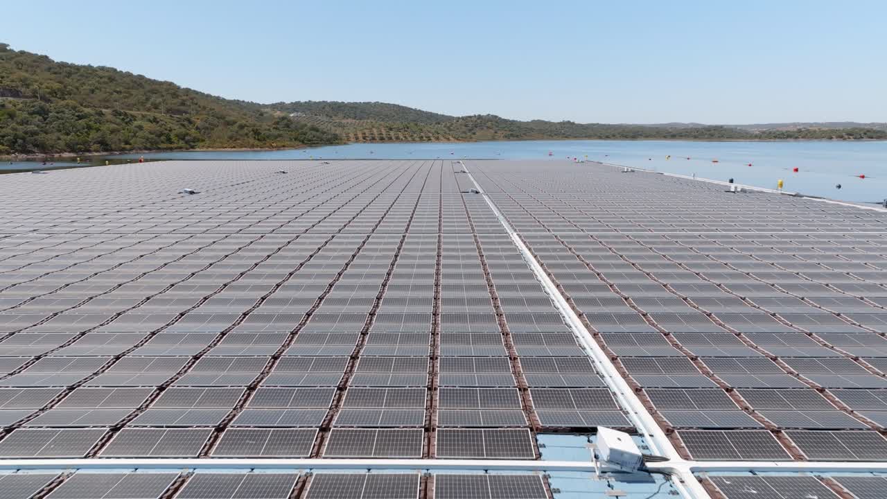 Europe's largest floating Solar power farm on Portugal's largest man made lake
