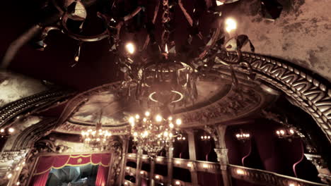 vintage opera house chandeliers