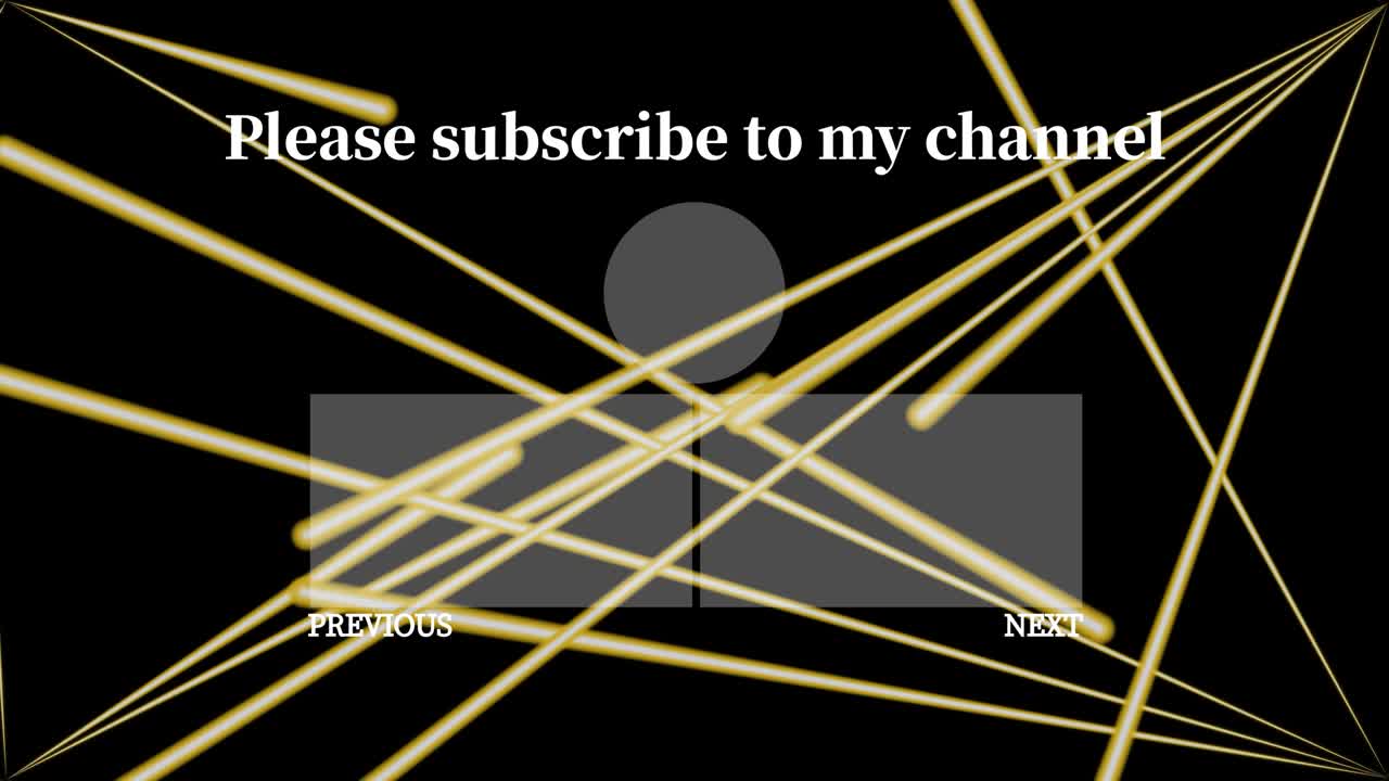 레이저 스테이지 세트  엔드 카드 엔딩 스크린 모션 그래픽