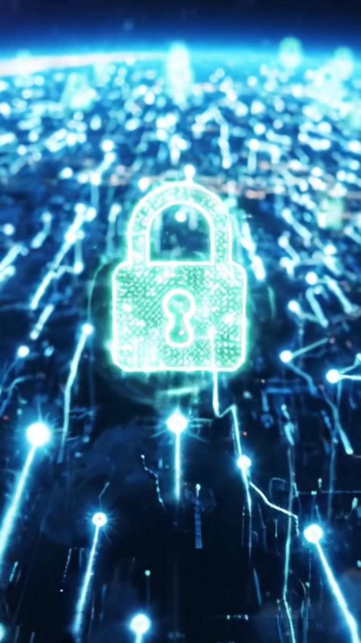 A Journey Through the Cyber Landscape: Transitioning from Expansive Oceanic Views to a World of Security with Encrypted Connections and Virtual Protection