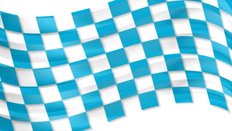 blue beer fest waving flag abstract video animation
