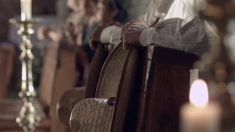 People-praying-in-church-in-an-ancient-town