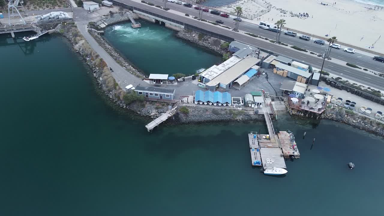 carlsbad laguna agua planta drone vista