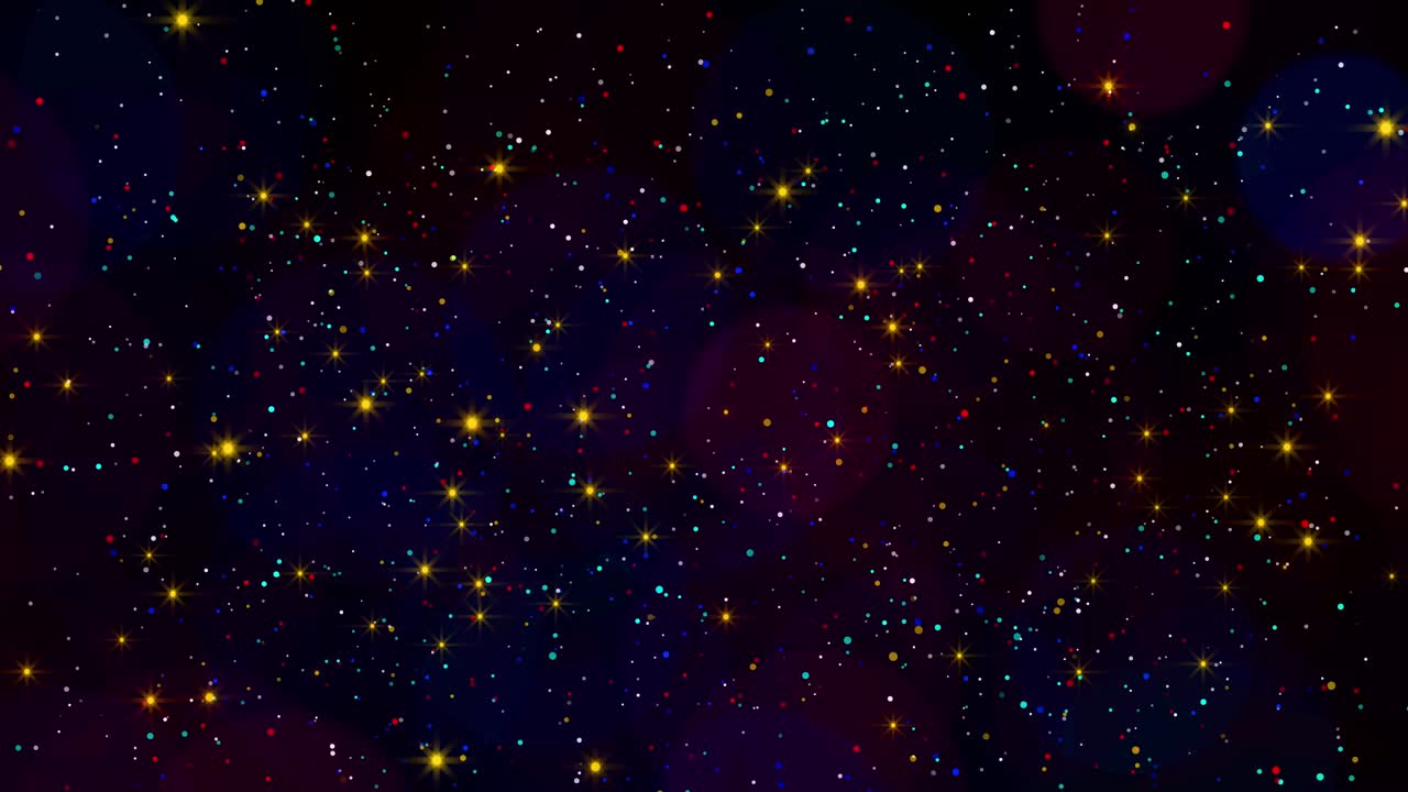 Dust particles rain fly in slow motion in the air lingering slowly particles bokeh lights background